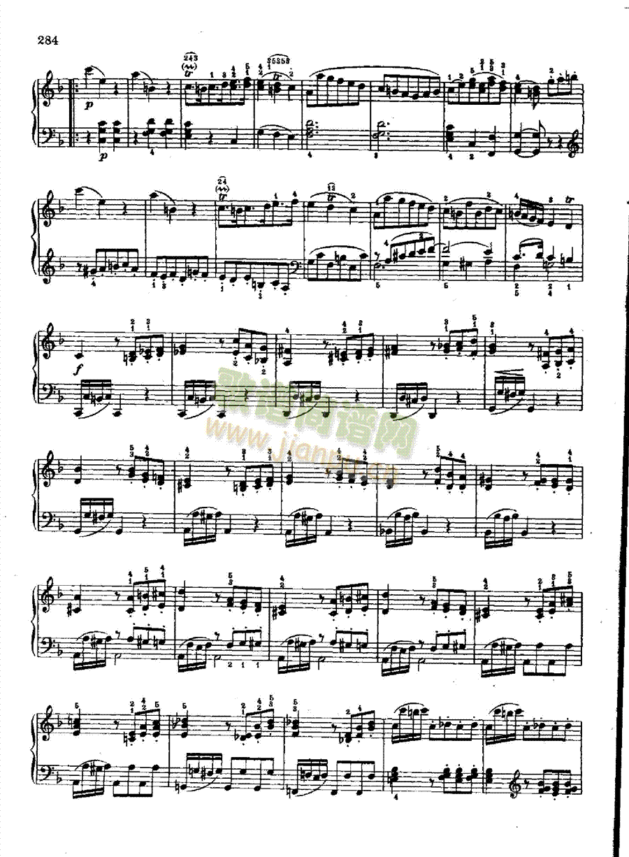 奏鸣曲Nr.547a 键盘类 钢琴4