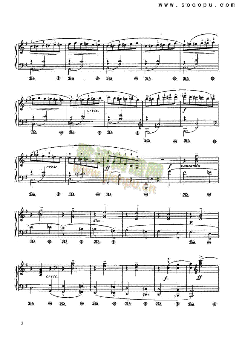 半音圆舞曲 键盘类 钢琴2