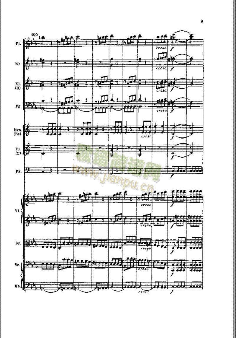 钢琴―第五交响曲（命运）作品67 键盘类 钢琴9