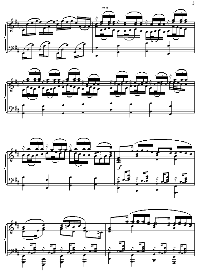 D大调卡农-Cannon D3