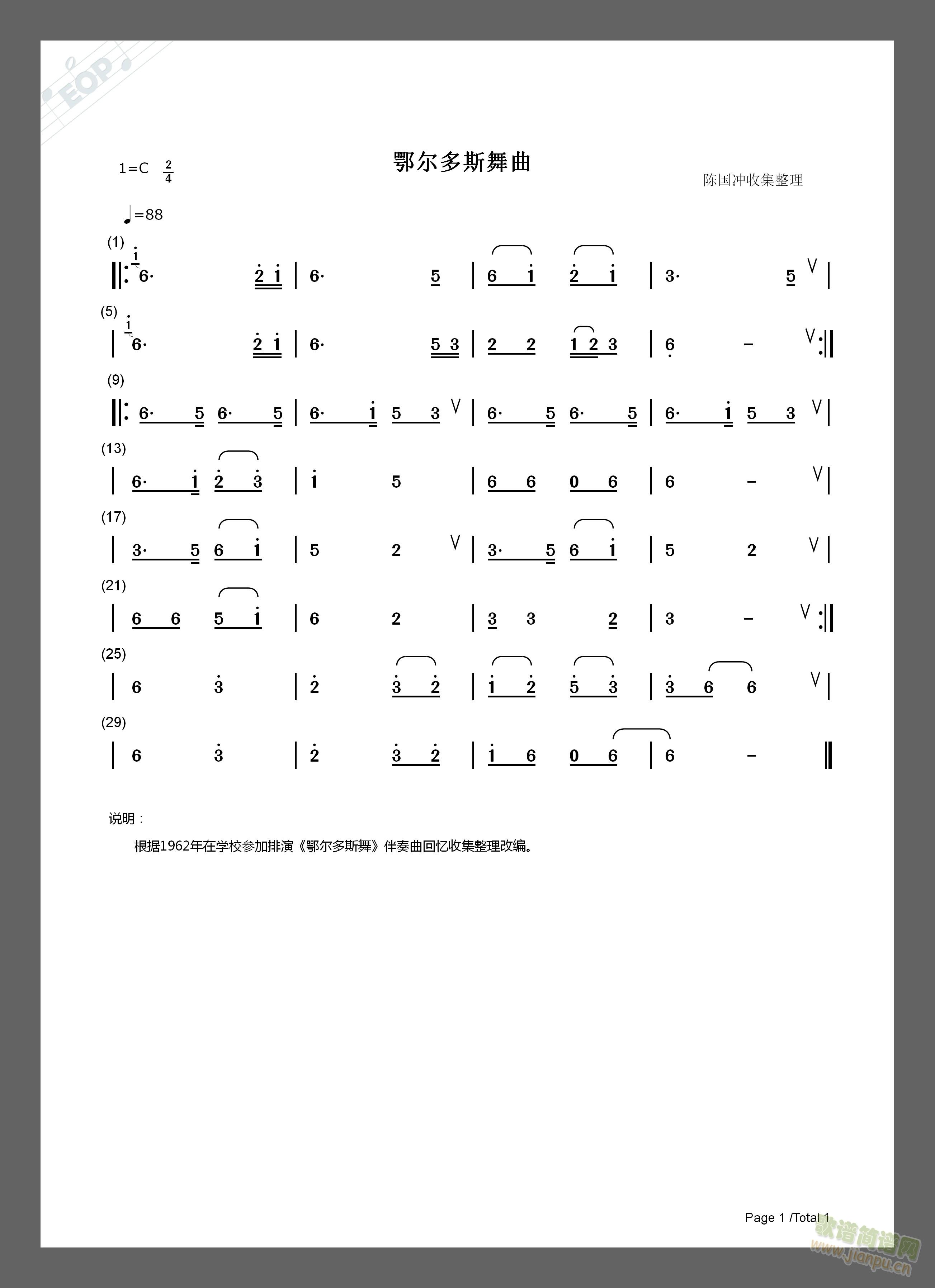 鄂尔多斯舞曲_陈国冲1