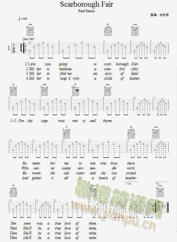 Scarborough Fair_Paul Simon1
