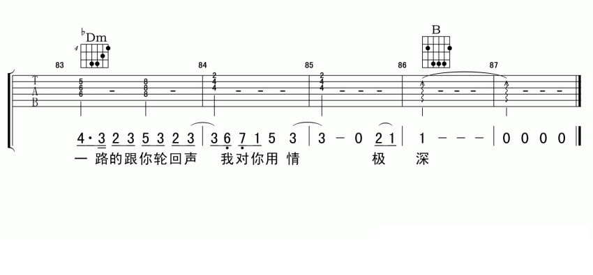 醉赤壁吉他谱 A调_小叶歌吉他编配_林俊杰5
