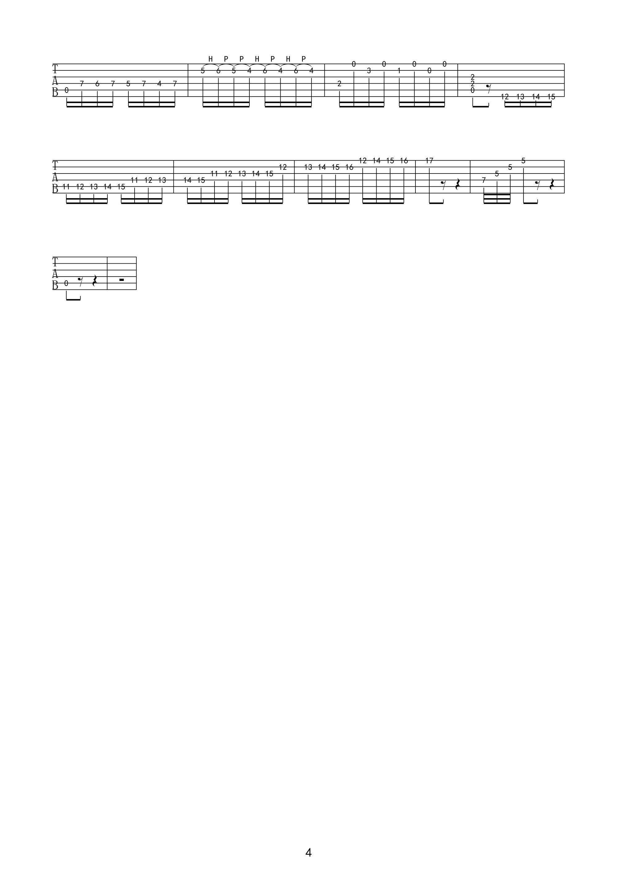野蜂飞舞指弹独奏吉他谱_乔伊吉他教室版本_Rimsky Korsakov4