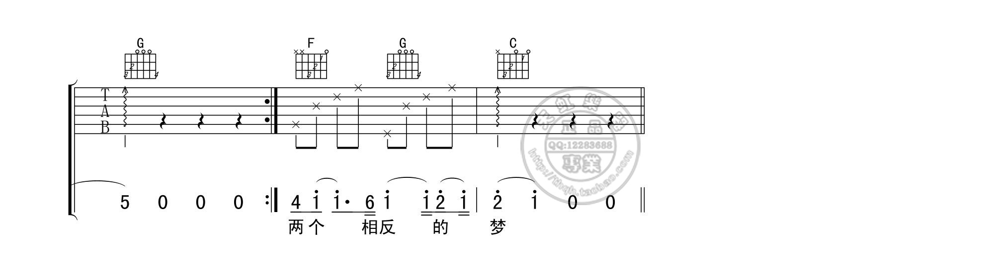 记得吉他谱 C调_天虹乐器编配_林俊杰2