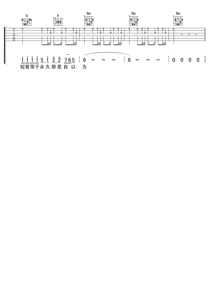 都怪我吉他谱 D调男生版_虫虫吉他编配_刘德华4