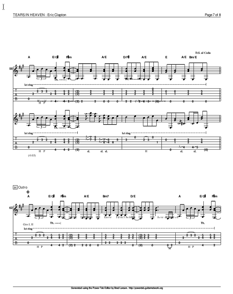 泪洒天堂指弹谱 原调六线谱_精选版_Eric Clapton7