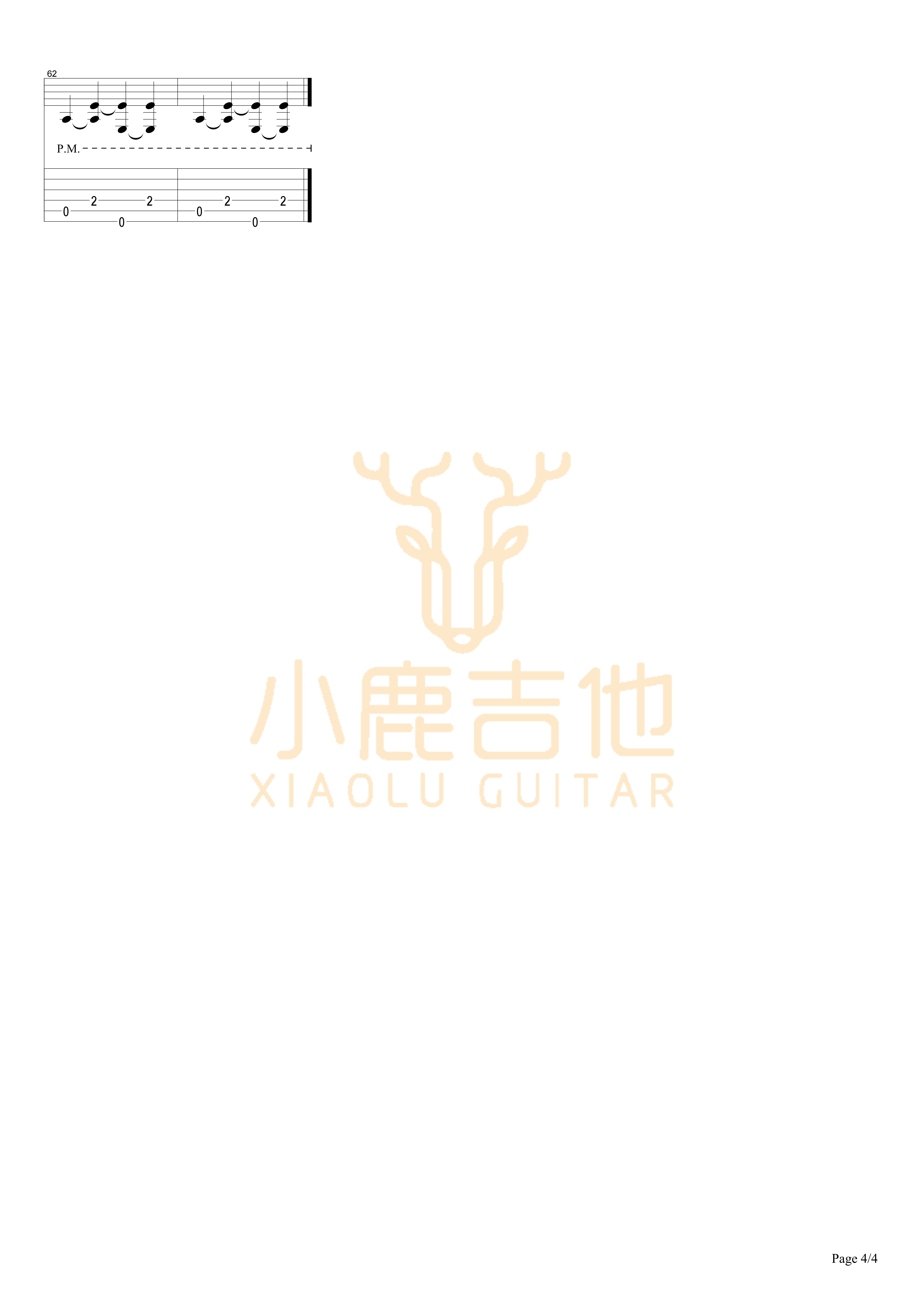 House Of The Rising Sun-fragment-Tommy Emmanuel指弹吉他谱4